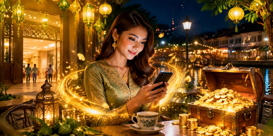Pengguna Ipoh mengakses kasino mudah alih 10500 pada musim Hari Raya melalui telefon pintar