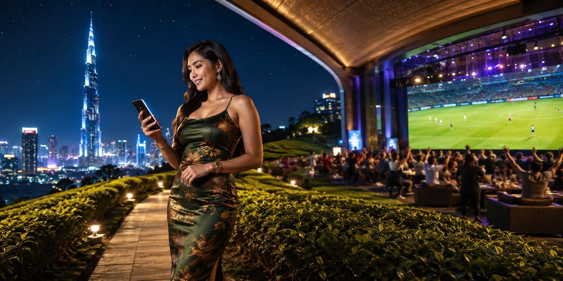 Pengguna Kuala Lumpur mengakses platform pertaruhan dan kasino dalam talian dari telefon