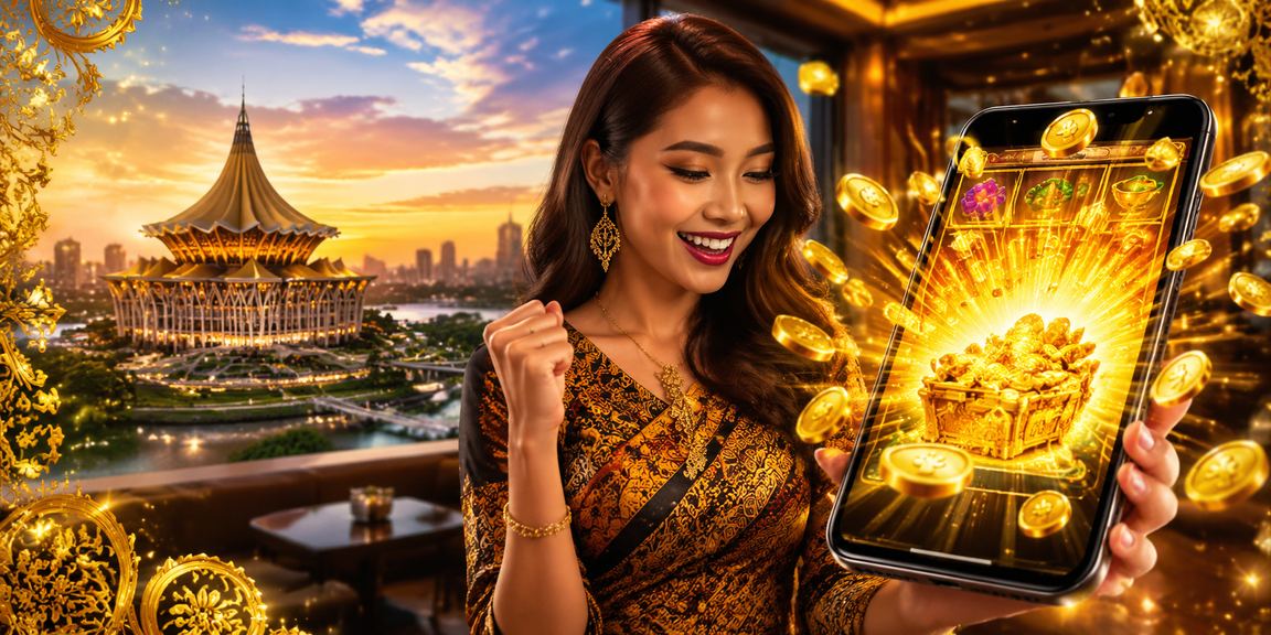 Pemain dari Sarawak menikmati permainan slot bergaya batik pada platform kasino 10500